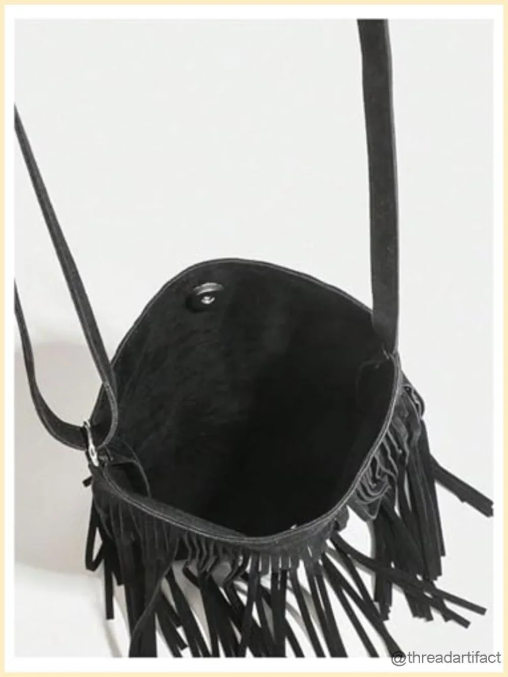 Fringe Crossbody Bag with Tassels Adjustable Strap Hippie Purse
